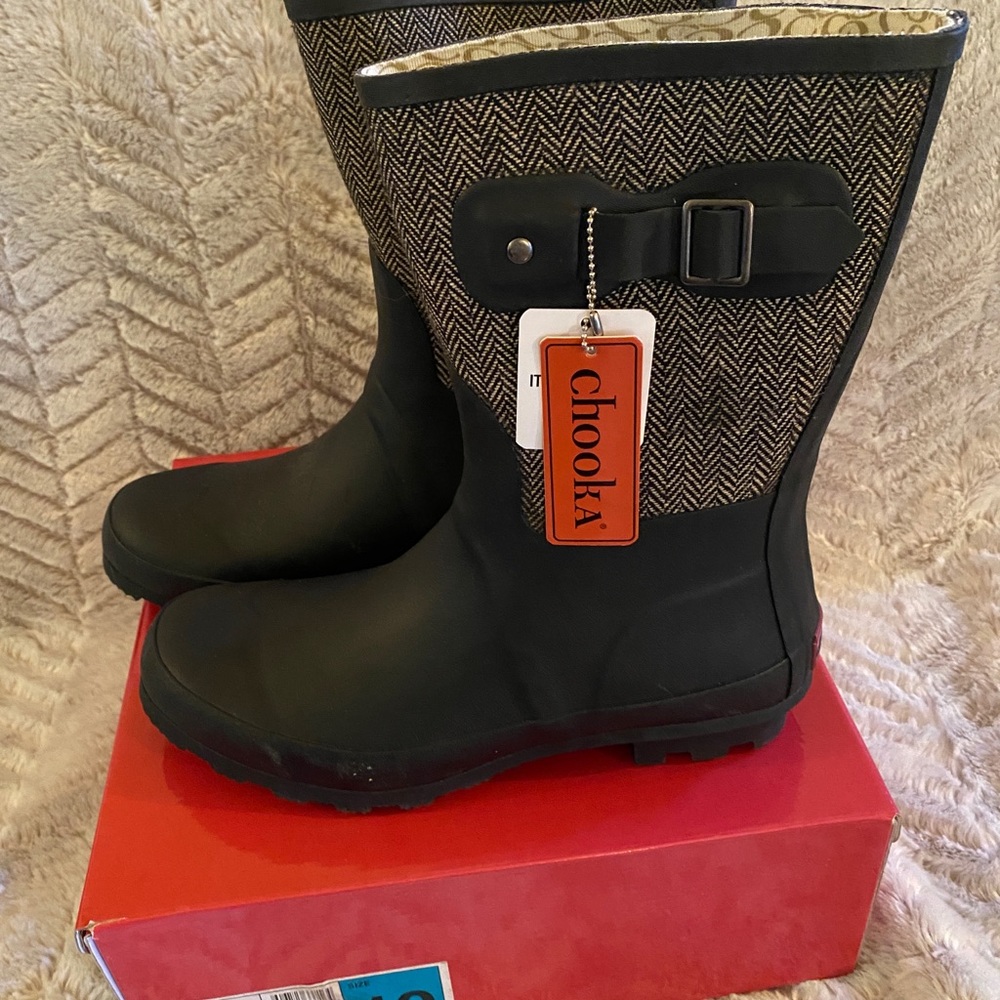 Chooka Rain Boots Womens 10M